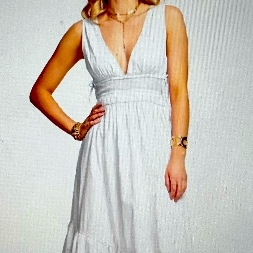 Ramy Brook Vendala v-neck maxi dress. Women’s size 8.